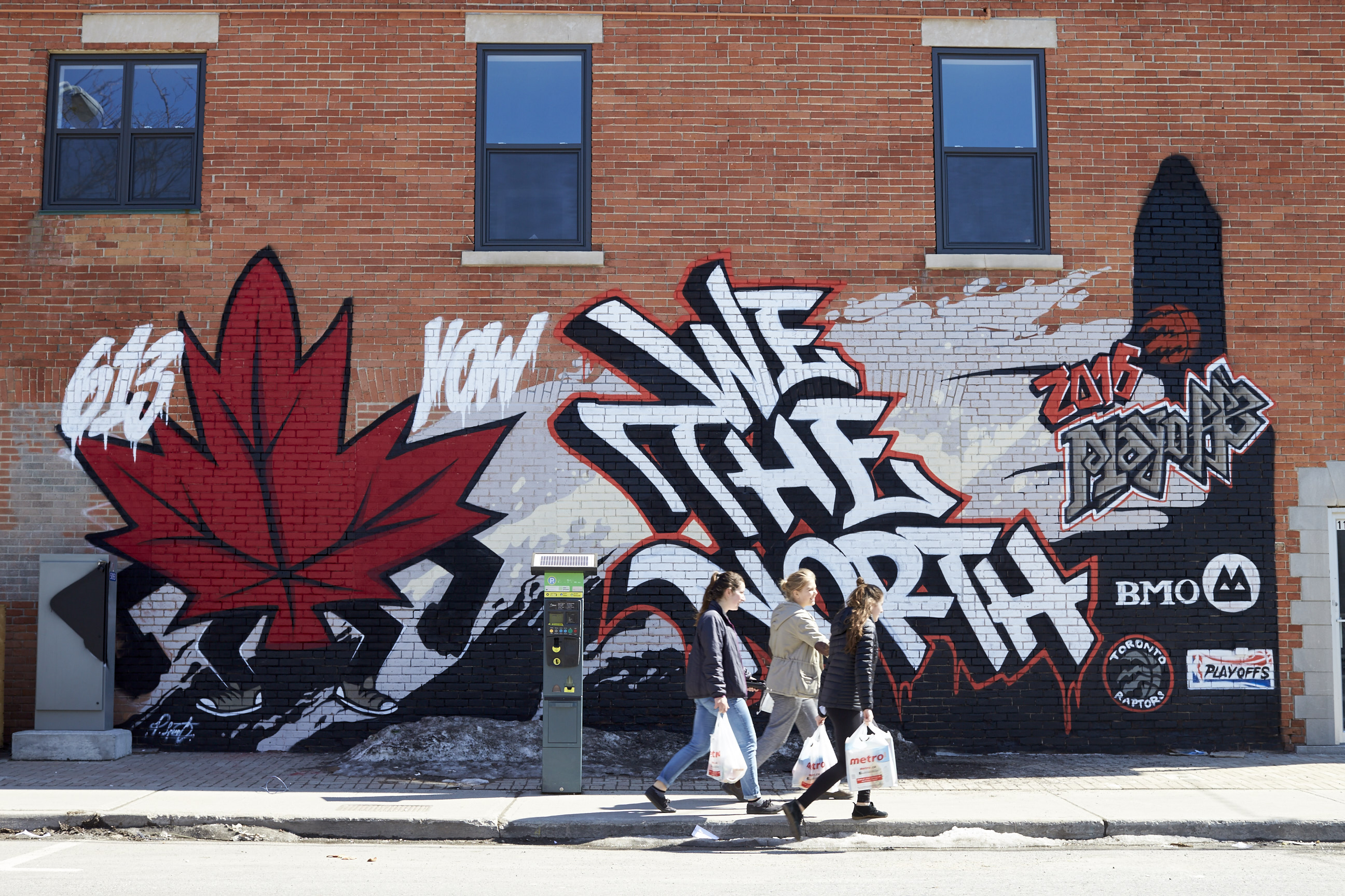 Toronto Raptors — We The North mural Ottawa